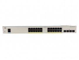 C1000-24P-4X-L Cisco Catalyst 1000 with 24x 10/100/1000 PoE+ ports, 4x 10G SFP+